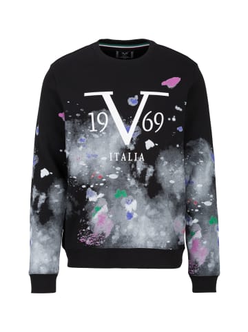 19V69 Italia by Versace Sweatshirt Luan in schwarz