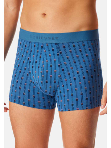 Schiesser Retro Short / Pant 95/5 Cotton in Dunkelblau