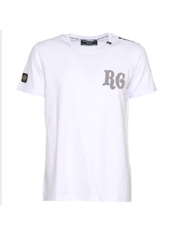 Roberto Geissini Smoke Skull T-Shirt Weiß