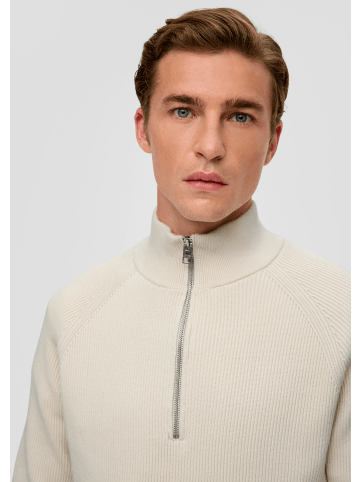 s.Oliver Strickpullover langarm in Creme