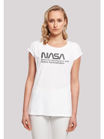 F4NT4STIC T-Shirt NASA Logo One Tone in weiß