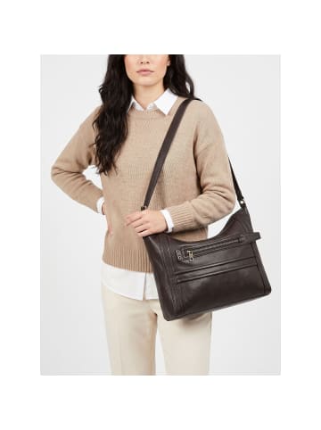 LIEBESKIND BERLIN Delia Schultertasche M Leder 43 cm in deep soil