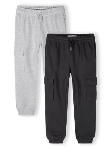 Minoti 2-er Pack Jogginghose 29FLEECE281 in graumeliert