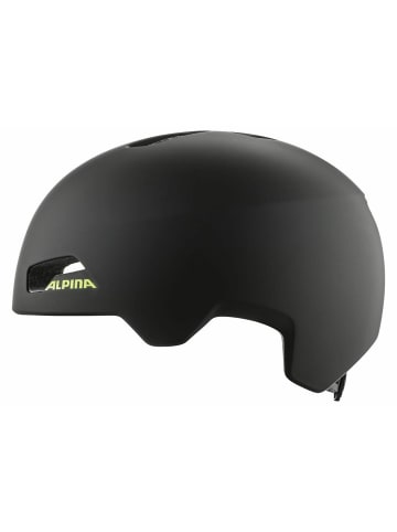 Alpina bicycle Fahradhelm Hackney in schwarz/neongelb matt