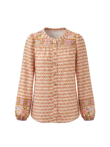 IZIA Women Shirt in Multicolor Beige