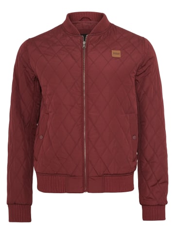 Urban Classics Urban Classics Herren Diamond Quilt Jacket in burgundy