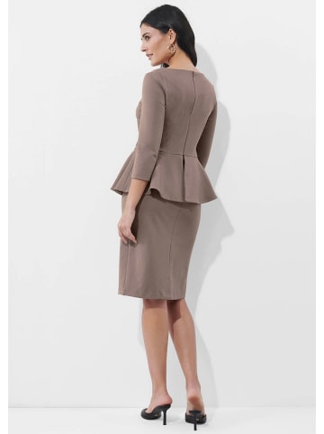 Alba Moda Kleid in taupe