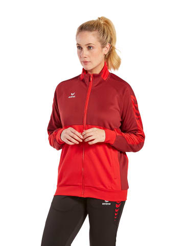 erima Six Wings Worker Jacke, Trainingsjacke in rot/bordeaux