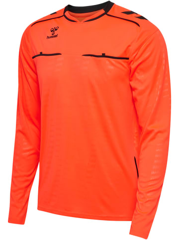 Hummel T-Shirt Hmlreferee Herren in NEON ORANGE