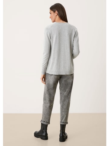 s.Oliver Strickjacke in 9400_grau meliert