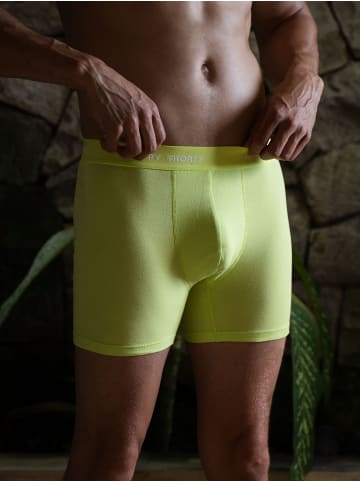 Happy Shorts Retro Boxer Neon in neon green/blue/lime