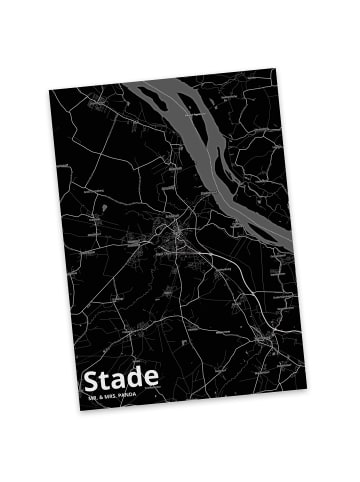 Mr. & Mrs. Panda Ansichtskarte Stade mit Spruch in Keine Angabe