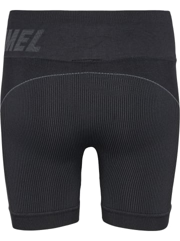 Hummel Tight Kurze Hose Hmlte Christel Damen in BLACK/ASPHALT MELANGE