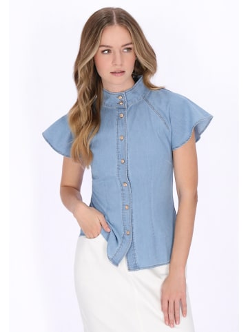 DreiMaster Women Blouse in light blue denim
