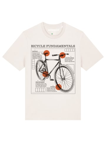 wat? Apparel T-Shirt Fahrrad Grundlagen in Off White