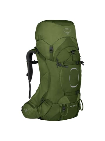 Osprey Aether 55 L/XL - Trekkingrucksack 78 cm (acorn red) in garlic mustard green