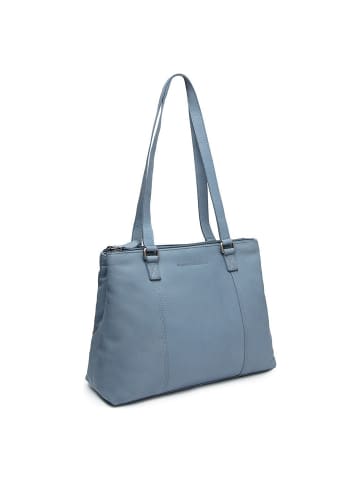 The Chesterfield Brand Marvos Schultertasche Leder 32 cm skyblue