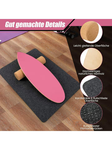 COSTWAY Balance Board für zuhause in Rosa