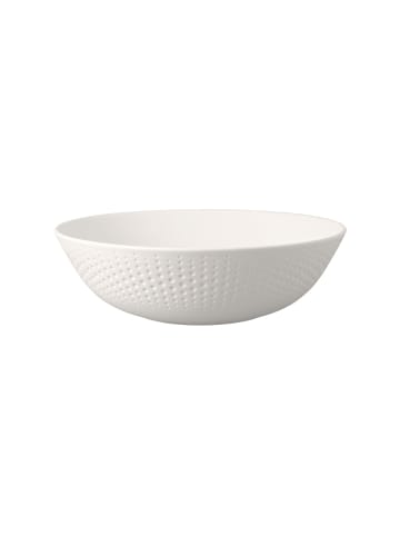 Villeroy & Boch Obst- / Dekoschale Manufacture Collier Blanc ø 27,3 cm weiß in weiß