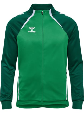 Hummel Trainingsjacke "Lead 2.0 Track Zip Jacket" in Grün