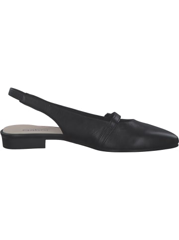 Gabor Fashion Sling-Ballerinas in Schwarz