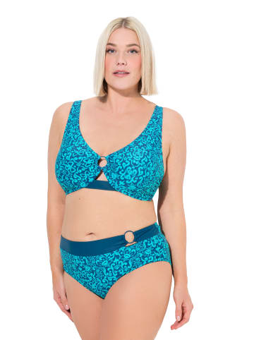 Ulla Popken Bikini in dunkles petrol