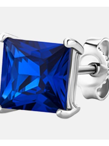 Diamant L'éternel Ohrringe aus 585 Weißgold mit Saphir