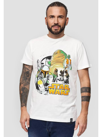 Recovered T-Shirt Star Wars Jaba Group in Beige