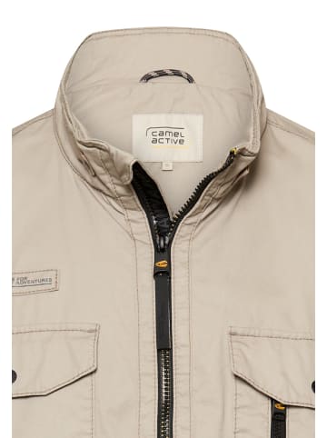 Camel Active Blouson mit Stehkragen in Beige