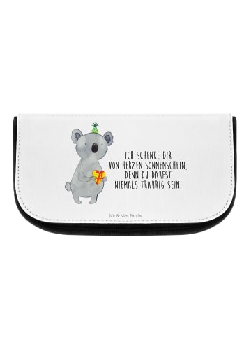 Mr. & Mrs. Panda Kosmetiktasche Koala Geschenk mit Spruch in Weiß