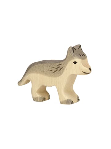 Holztiger Wolf aus Holz - klein - ab 3 Jahren