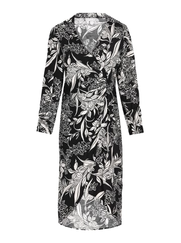 Usha Women Dress in black offwhite