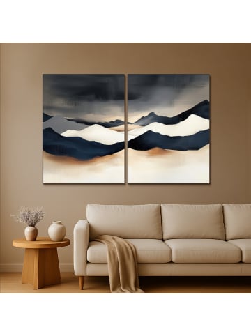 OnlyWow Leinwandbild 2er Set