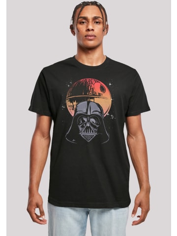 F4NT4STIC T-Shirt Star Wars Darth Vader Death Star in schwarz