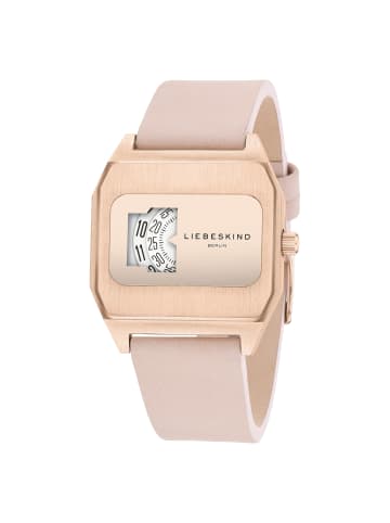 LIEBESKIND BERLIN Armbanduhr Vinyl Vision in pink