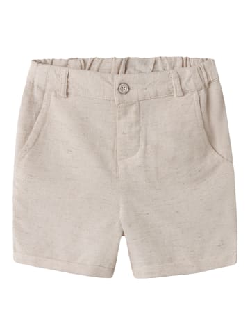 name it Shorts Nmmfaher Viskose-Leinenmix in peyote melange