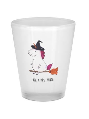 Mr. & Mrs. Panda Schnapsglas Einhorn Hexe ohne Spruch in Transparent