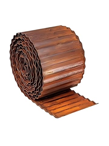 relaxdays Rasenkante in Braun - 10 m