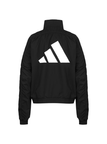 adidas Performance Trainingsjacke Badge Of Sports Woven in schwarz / weiß