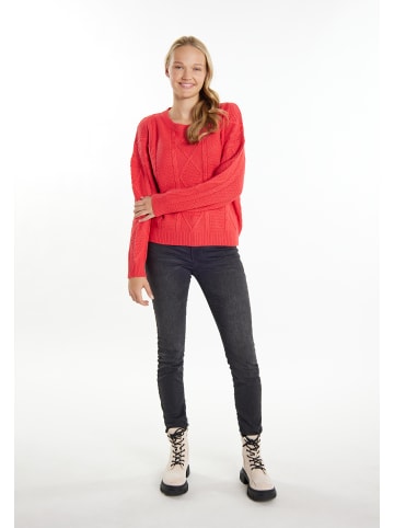 myMo Damen Strickpullover in Rot