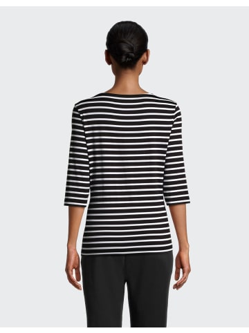 Joy Sportswear T-Shirt CARINA in white/black stripes