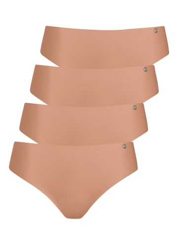 Lisca 4er Pack Slip Clean Cut in rose blush
