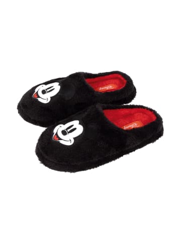 Disney Mickey Mouse Hausschuhe Disney Mickey Mouse in Schwarz