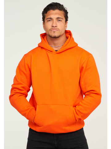 behype Kapuzenpullover - BHHOBART Basic Oversize Einfarbig in Orange