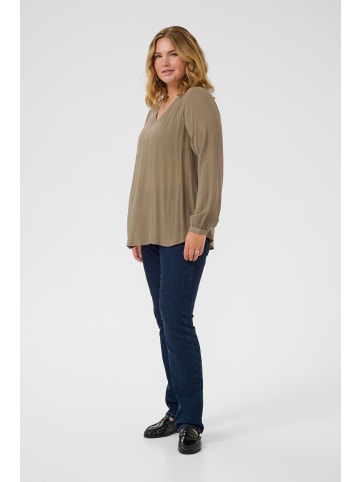 KAFFE curve Langarm-Bluse KCami Regular fit in Morel