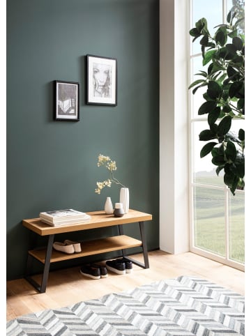 FineBuy Sitzbänk "FB103439" in Braun /