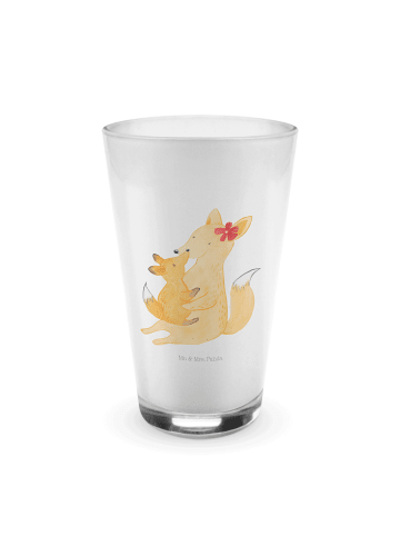 Mr. & Mrs. Panda Glas Fuchs Mama ohne Spruch in Transparent