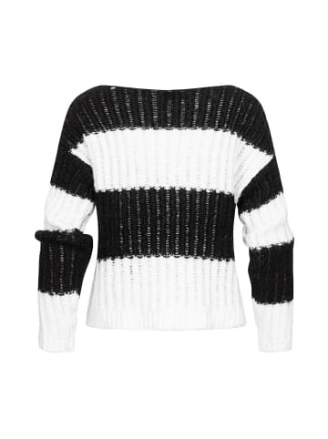 ONLY ONLY Rundhalsausschnitt in black/white