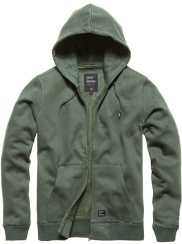 Vintage Industries Sweatjacke in Grau