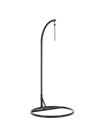 Beliani Hängesessel STAN in Schwarz - (W) 97 x (H) 199 x (L) 97 cm